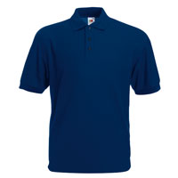SHORT SLEEVE POLO SHIRT PREMIUM BLUE FRUIT OF THE LOOM SHORT SLEEVE POLO 100650