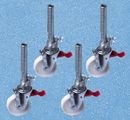 SWIVEL CASTORS FOR WORK PLATFORM ZARGES 4444 (SET=4) SWIVEL CASTORS FOR