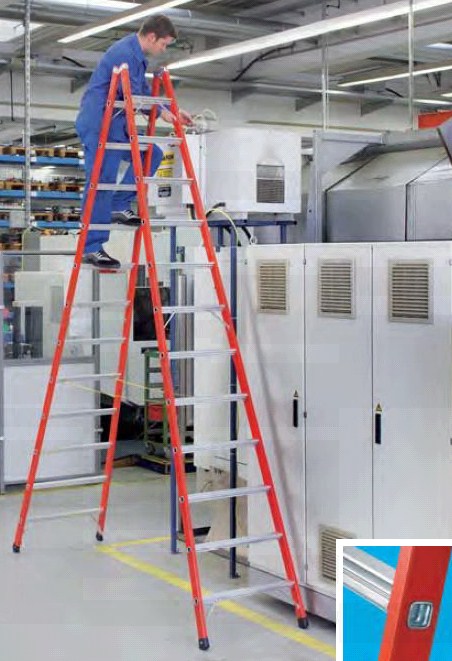 ELECTRICIAN'S STEPLADDER ZARGES 41 169 GRP-ALU ELECTRICIAN'S 105076