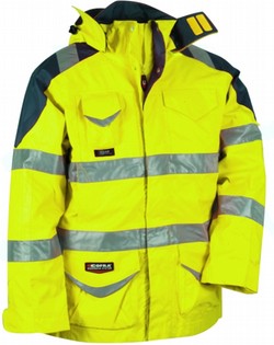 HIGH VISIBILITY PARKA JACKET COFRA PROTECTION YELLOW HIGH VISIBILITY 106291