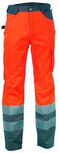 HIGH VISIBILITY WORK PANTS COFRA RAY ORANGE HIGH VISIBILITY 106318