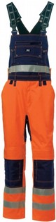 HI-VIS BIB PANTS HELLY HANSEN WW ORANGE HI-VIS BIB PANTS 108707