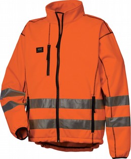 HI-VIS SOFTSHELL JACKET HELLY HANSEN WW 74005 VITORIJA ORANGE HI-VIS SOFTSHELL 108713