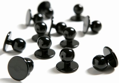 BLACK STUDS FOR CHEF'S JACKETS BP BLACK STUDS FOR 109636