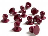 BURGUNDY STUDS FOR CHEF'S JACKETS BP BURGUNDY STUDS FOR