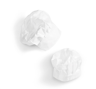 WHITE CHEF'S HAT BP 1587 ? PACK OF 2 WHITE CHEF'S HAT BP 110114