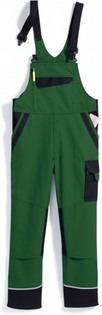 WORK PANTS WITH SUSPENDERS BP GREEN/BLACK WORK PANTS WITH 110171