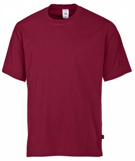 BURGUNDY SHORT SLEEVE T-SHIRT BP BURGUNDY SHORT 110196