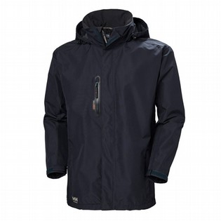SHELL JACKET HELLY HANSEN 71045 MANCHESTER/HAAG PARKA DARK BLUE SHELL JACKET HELLY 111486