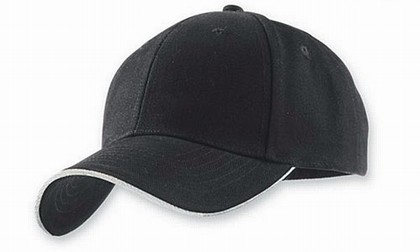 LIBERTY CAP BLACK-WHITE FRUIT OF THE LOOM LIBERTY CAP 111735