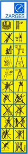 LABEL ZARGES 829855 LABEL ZARGES 829855 113489