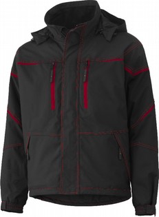 PARKA JACKET HELLY HANSEN WW 71333 KIRUNA BLACK-RED PARKA JACKET HELLY 113544
