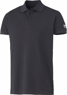 DARK GREY SHORT SLEEVE POLO SHIRT HELLY HANSEN WW 79182 SALFORD PIQUE DARK GREY SHORT 113592