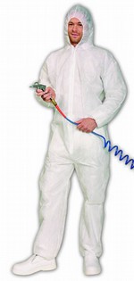 POLYPROPYLENE COVERALL WHITE FM POLYPROPYLENE 115752