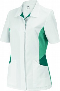 WHITE-GREEN-BLUE WOMEN'S TUNIC BP 1665 WHITE-GREEN-BLUE 116217