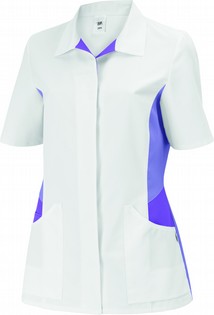 WHITE-PURPLE WOMEN'S TUNIC BP 1665 WHITE-PURPLE 116219