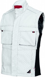WHITE PADDED VEST BP 1786 WHITE PADDED VEST 116627