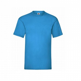WOMEN'S SHORT SLEEVE POLO SHIRT AZURE BLUE FRUIT OF THE LOOM WOMEN'S SHORT 116942