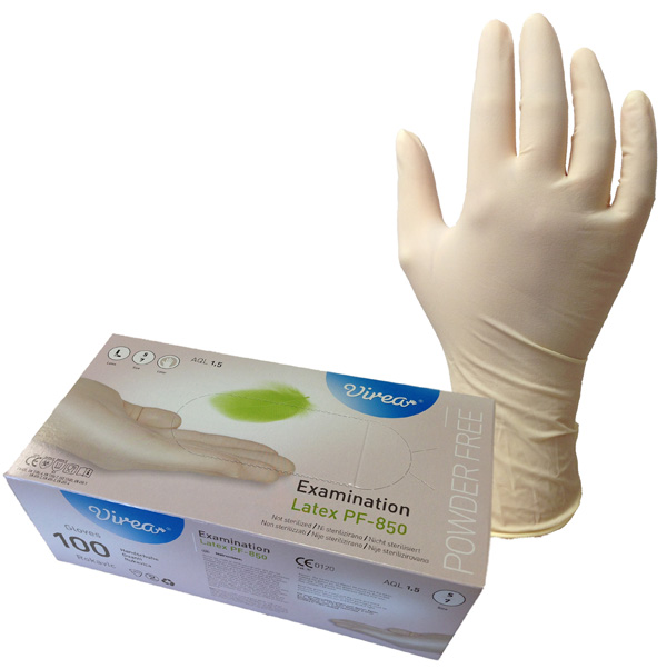 LATEX GLOVES VIREA PF-850 LATEX GLOVES VIREA 117477