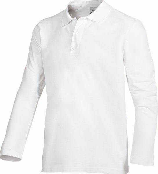 LONG-SLEEVE POLO SHIRT BP 1629 WHITE LONG-SLEEVE POLO 117490