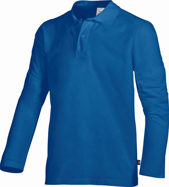 LONG-SLEEVE POLO SHIRT BP 1629 BLUE LONG-SLEEVE POLO 118184