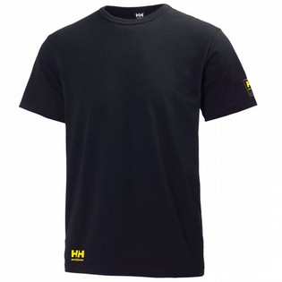 WORK SHORT SLEEVE T-SHIRT HELLY HANSEN 79160 AKER BLACK WORK SHORT SLEEVE 121583