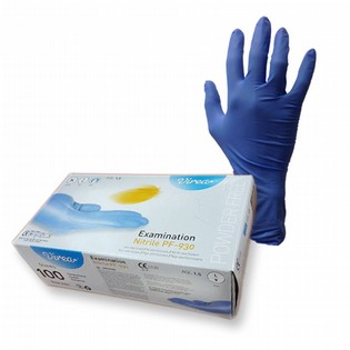 NITRILE GLOVES VIREA PF-930 NITRILE GLOVES 122283