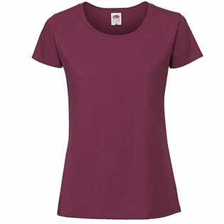 WOMEN'S SHIRT SL RINGSPUN PREMIUM FRUIT OF THE LOOM WOMEN'S SHIRT SL 124098