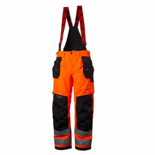 PANTS BIB HH ALNA 71495 WINTER HI-VIS ORANGE HELLY HANSEN WORKWEAR PANTS BIB HH ALNA 124678