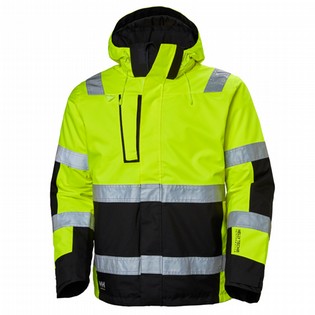 SHELL JACKET HH ALNA 71194 SHELL HI-VIS YELLOW HELLY HANSEN WORKWEAR SHELL JACKET HH 124689