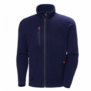 FLEECE JACKET HH 72026 OXFORD D.BLUE HELLY HANSEN WORKWEAR FLEECE JACKET HH 124695