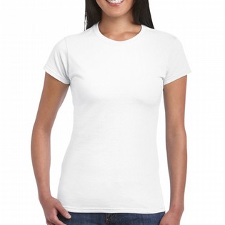 T-SHIRT W GILDAN SOFTSTYLE 131.09 WHITE T-SHIRT W GILDAN 124767