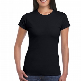 T-SHIRT W GILDAN SOFTSTYLE 131.09 BLACK T-SHIRT W GILDAN 124769