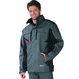 WINTER JACKET PLANAM 2302 D.GREY-BLACK-RED WINTER JACKET 124831