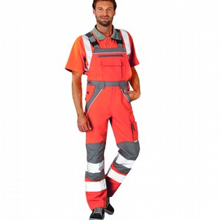 PANTS BIB PLANAM 5620 HI-VIS ORANGE PANTS BIB PLANAM 124840