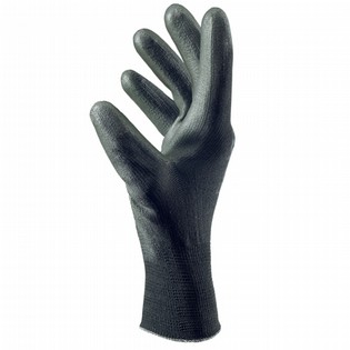 GLOVES W+R SPUN BASIC PE BLACK GLOVES W+R SPUN 125017