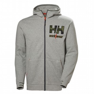 KENSINGTON ZIP HOODIE 79243 LIGHT GREY HELLY HANSEN WORKWEAR KENSINGTON ZIP 125187