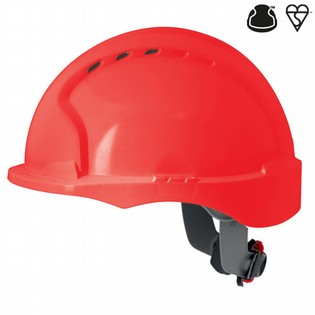 HELMET JSP EVO 3 WITH WHEELRATCHET RED HELMET JSP EVO 3 126050