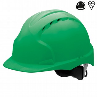 HELMET JSP EVO 3 WITH WHEELRATCHET GREEN HELMET JSP EVO 3 126051