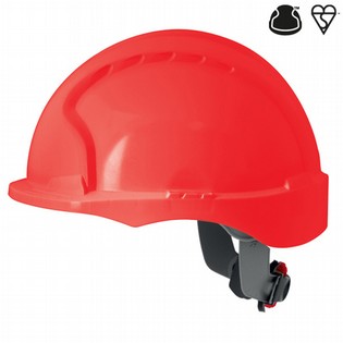 HELMET JSP EVO 3 WITHOUT VENT WITH WHEELRATCHET RED HELMET JSP EVO 3 126052