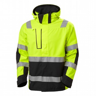 SHELL JACKET HH 71195 ALNA 2.0 HI VIS YELLOW HELLY HANSEN WORKWEAR SHELL JACKET HH 126228