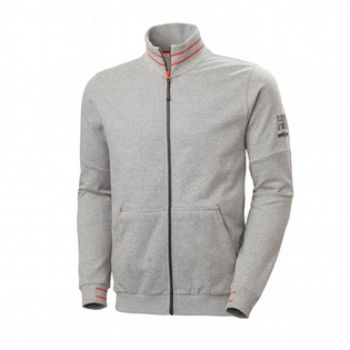ZIP SWEATSHIRT HH 79247 KENSINGTON GREY MELANGE HELLY HANSEN WORKWEAR ZIP SWEATSHIRT HH 126323