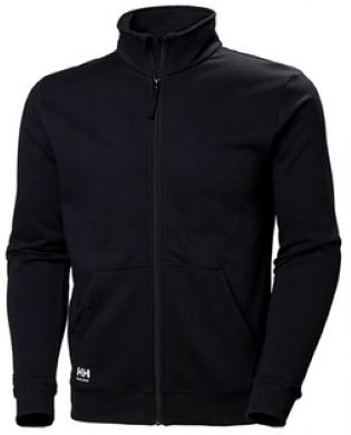 ZIP SWEATSHIRT HH 79212 MANCHESTER BLACK HELLY HANSEN WORKWEAR ZIP SWEATSHIRT HH 127598